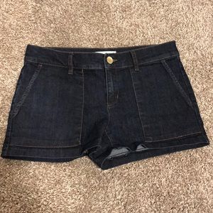 Dark Wash Denim Shorts